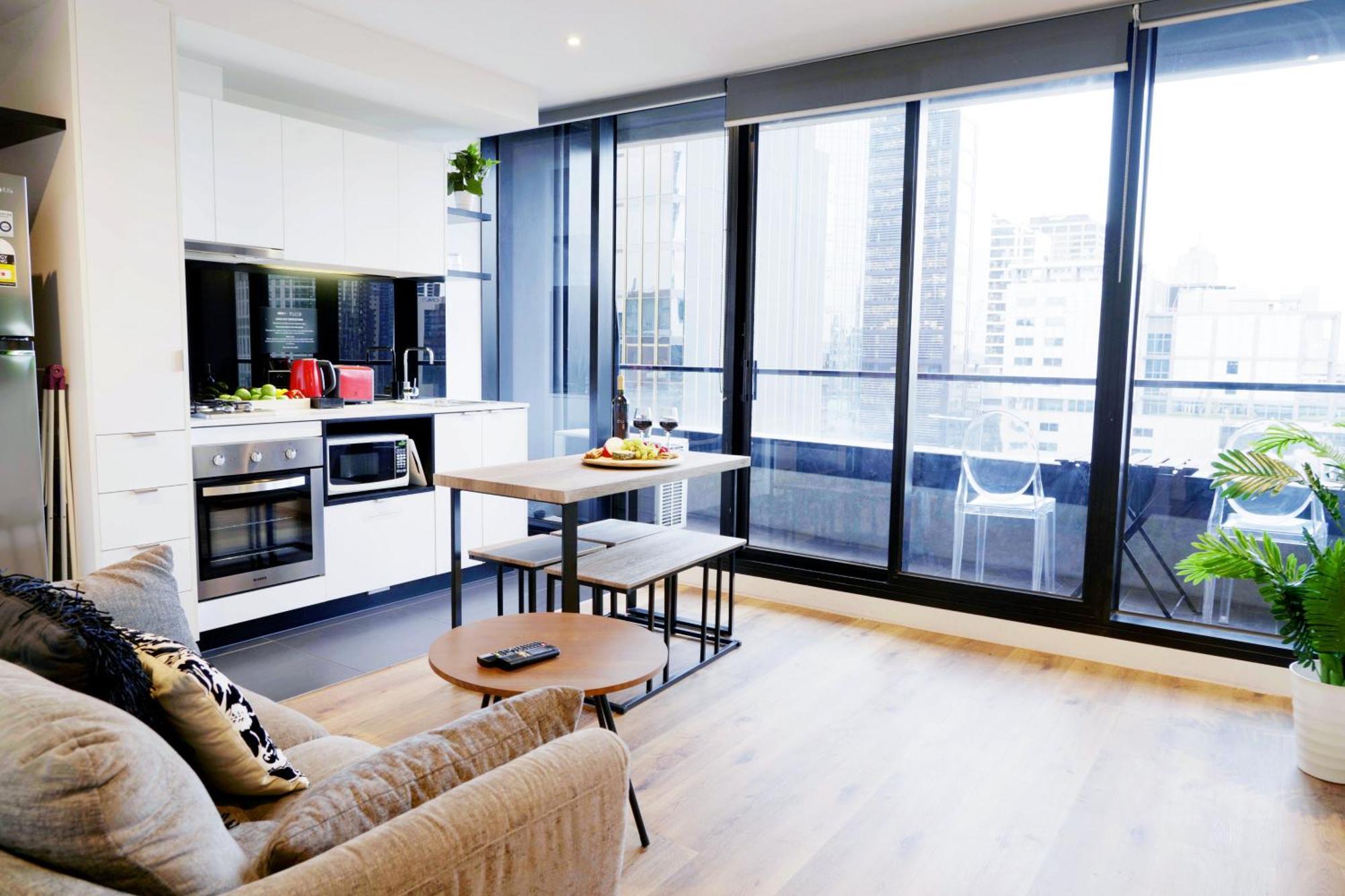 Aura On Flinders Serviced Apartments Melbourne Zewnętrze zdjęcie