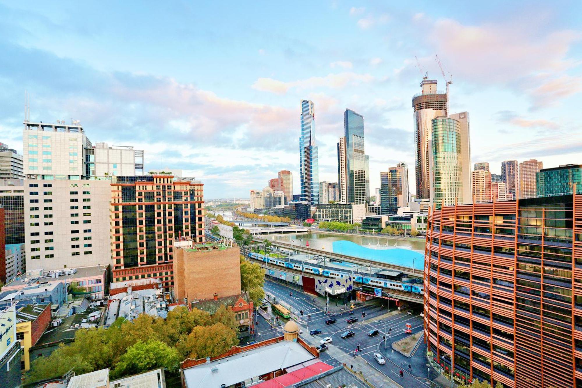 Aura On Flinders Serviced Apartments Melbourne Zewnętrze zdjęcie
